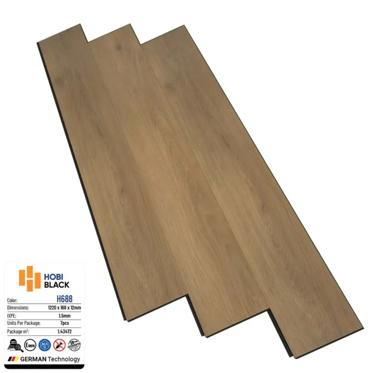 Sàn gỗ Hobi Black 12mm H688