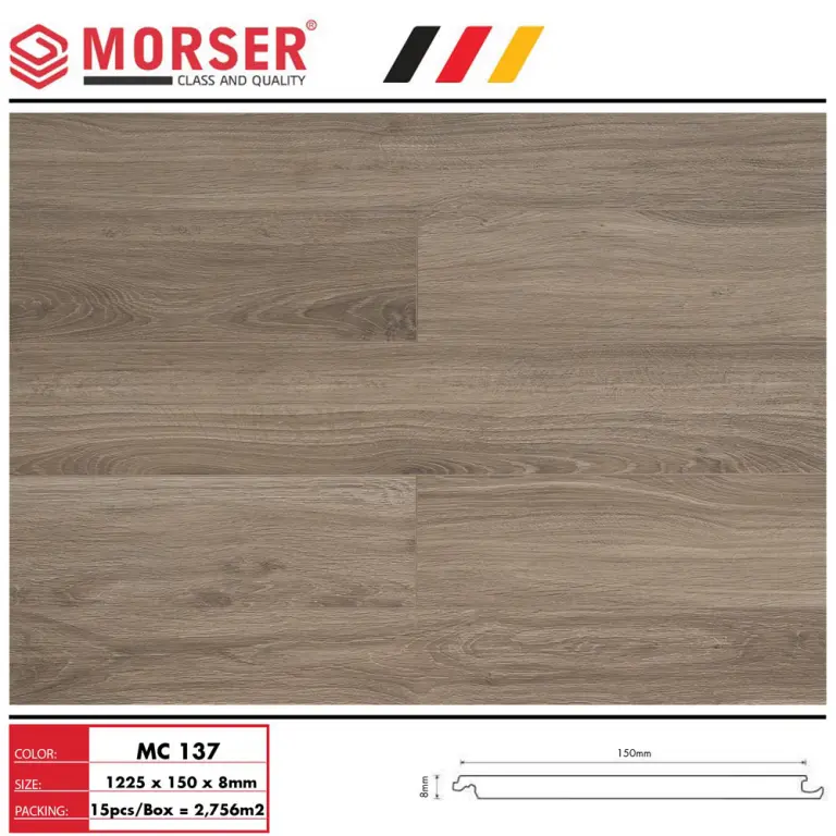 Sàn gỗ Morser 8mm MC137