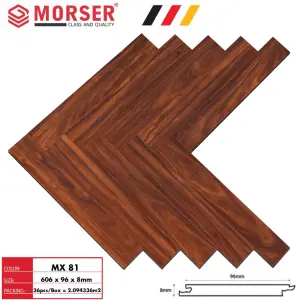 Sàn gỗ xương cá Morser 8mm MX81
