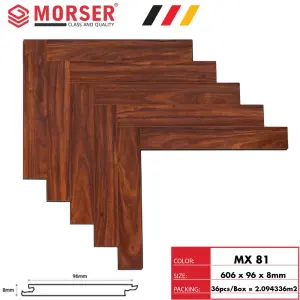 Sàn gỗ xương cá Morser 8mm MX81