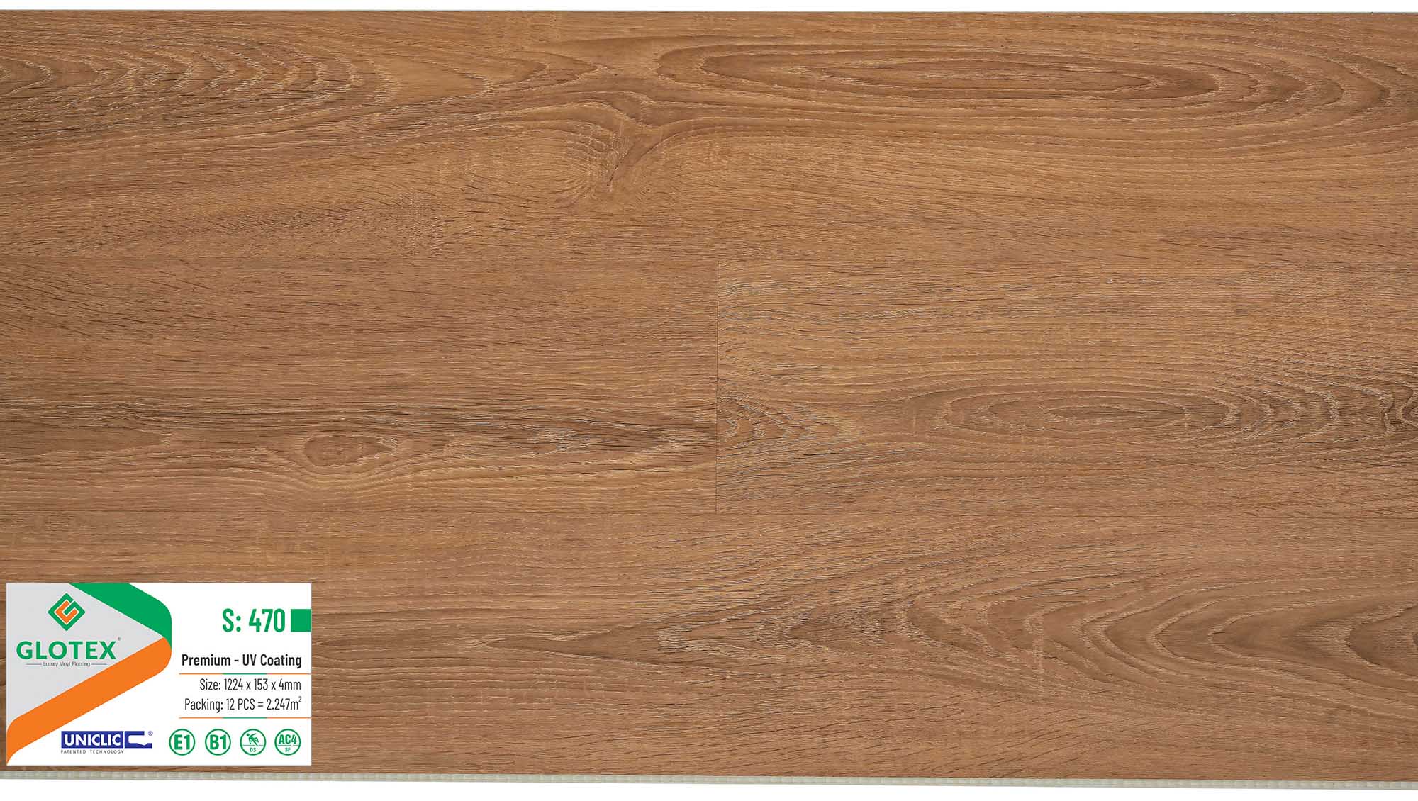 Sàn nhựa Glotex 4mm S470