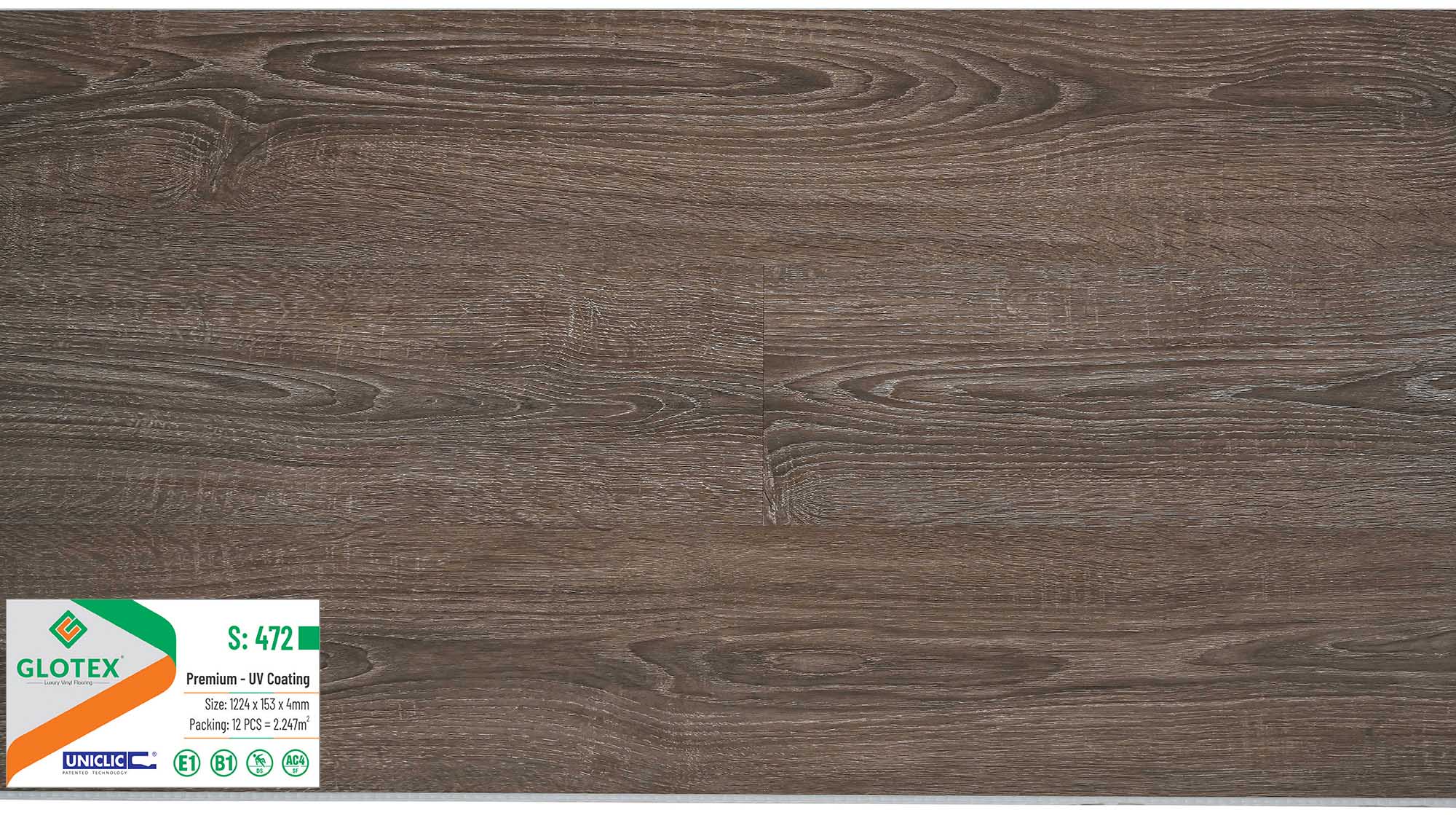 Sàn nhựa Glotex 4mm S472