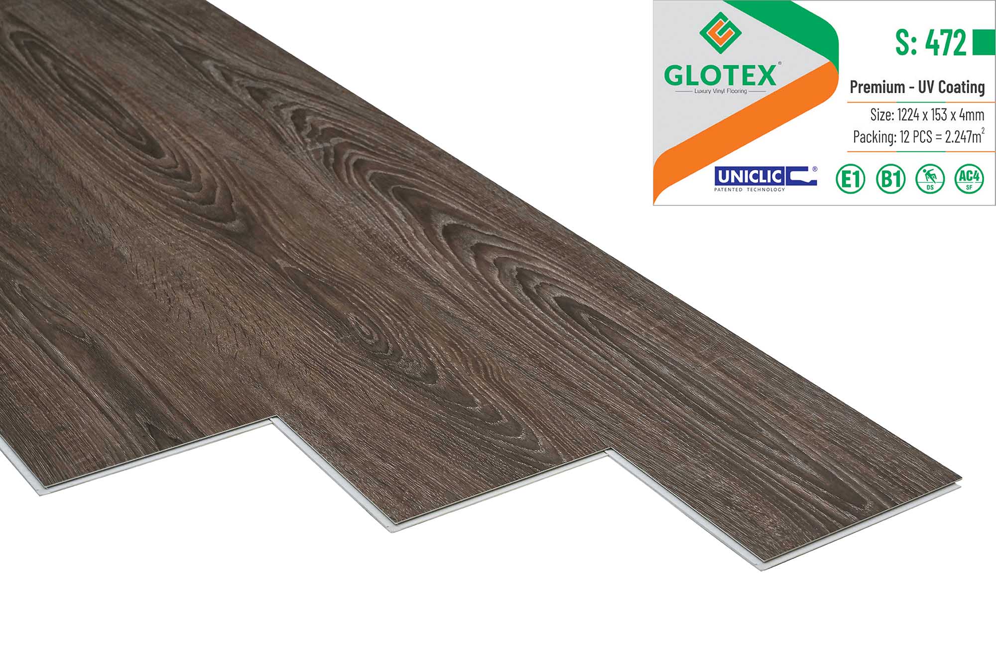 Sàn nhựa Glotex 4mm S472
