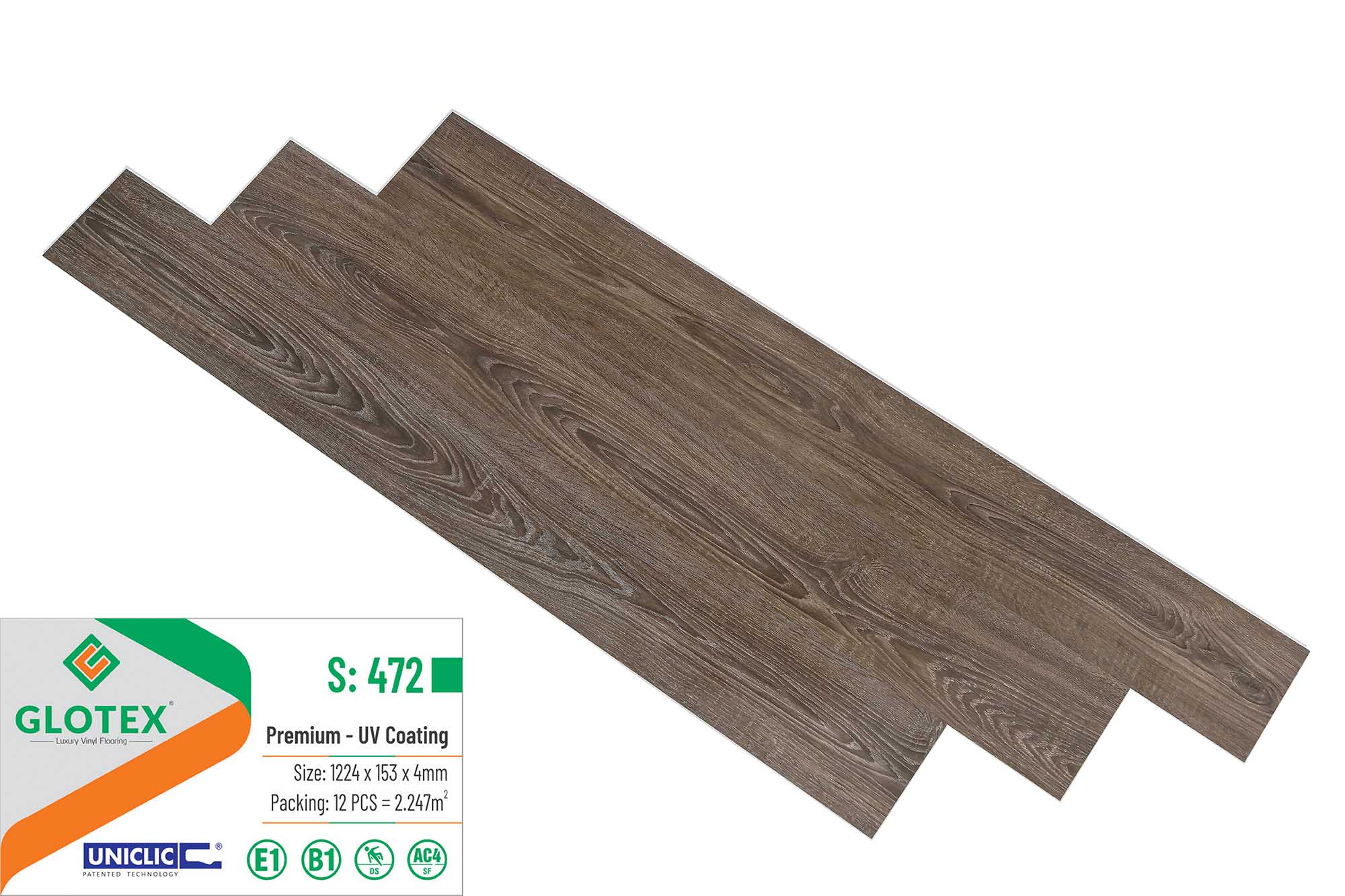 Sàn nhựa Glotex 4mm S472