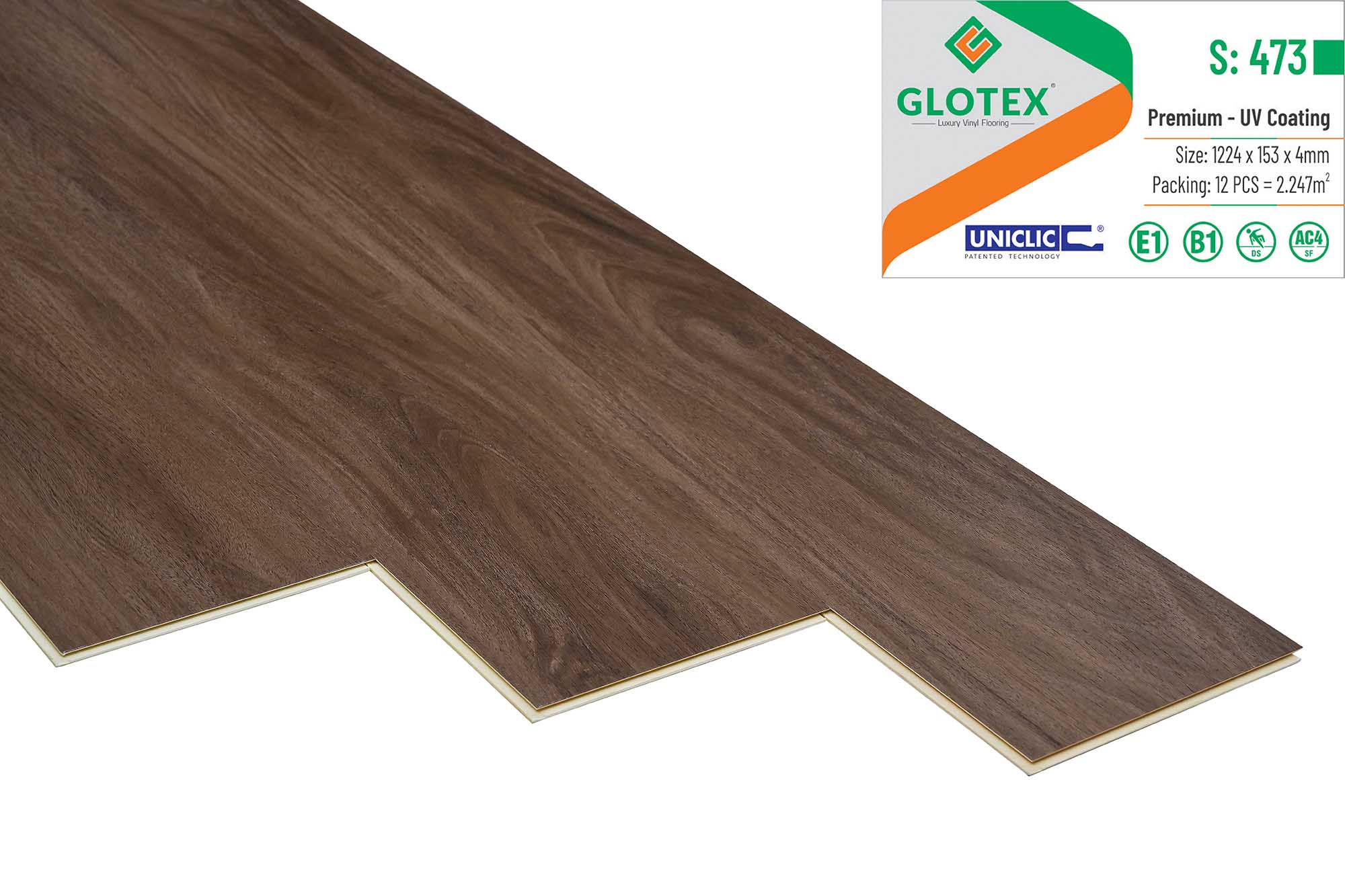 Sàn nhựa Glotex 4mm S473