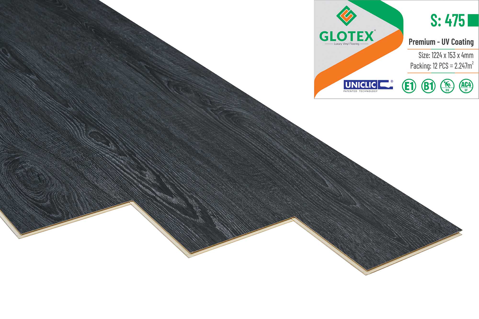Sàn nhựa Glotex 4mm S475