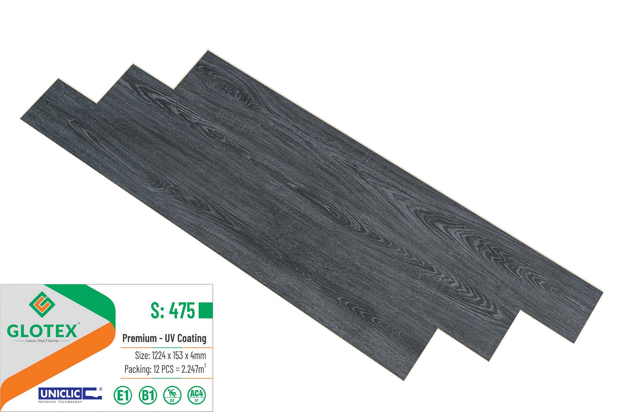 Sàn nhựa Glotex 4mm S475