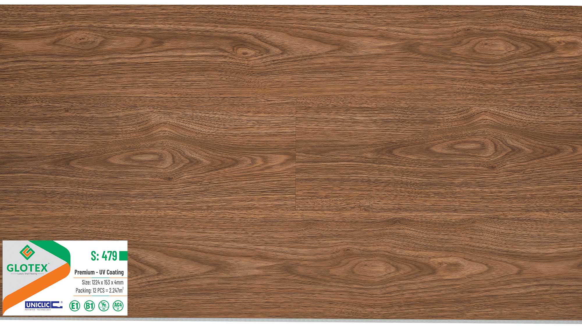 Sàn nhựa Glotex 4mm S479