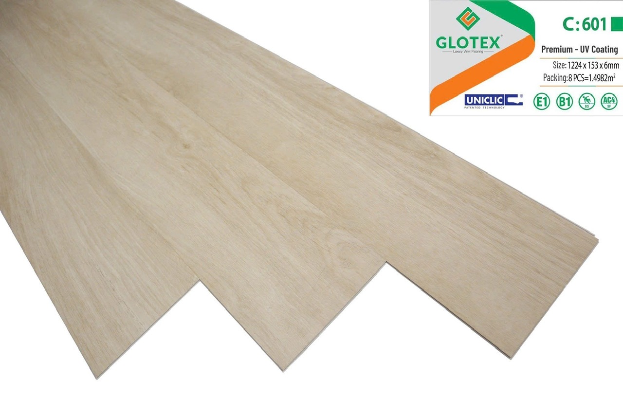Sàn nhựa Glotex 6mm C601