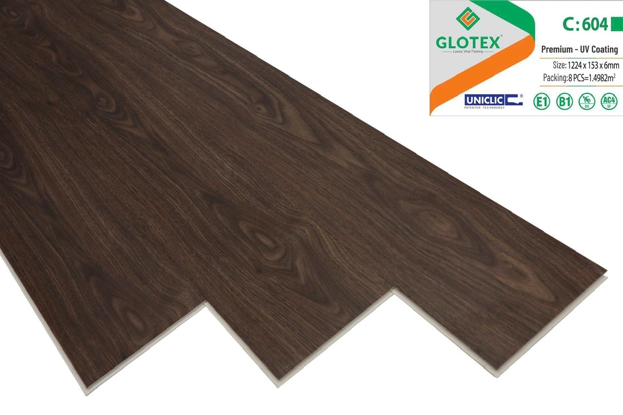 Sàn nhựa Glotex 6mm C604