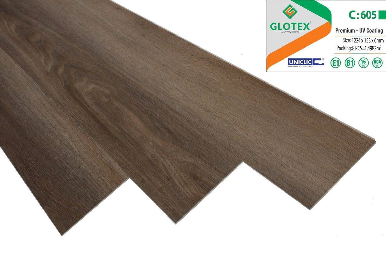 Sàn nhựa Glotex 6mm C605