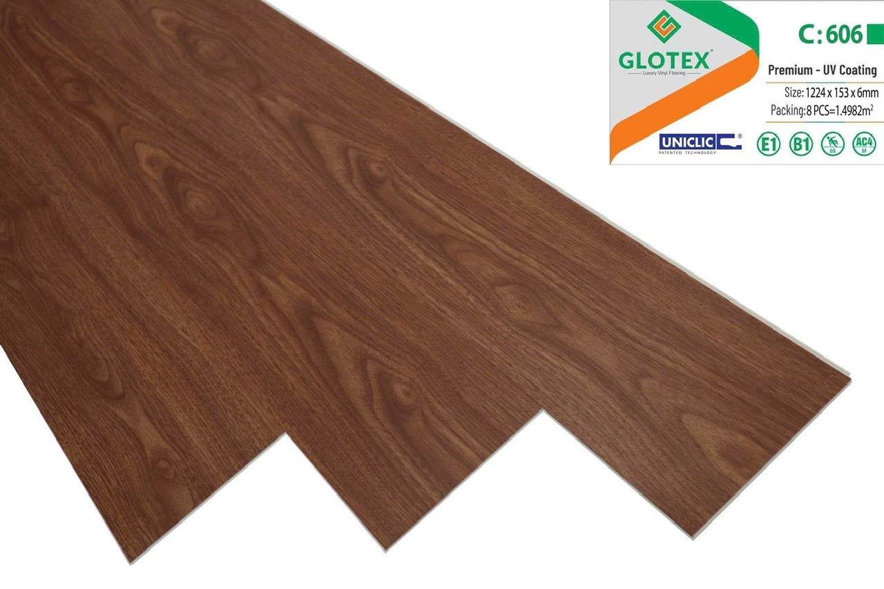 Sàn nhựa Glotex 6mm C606