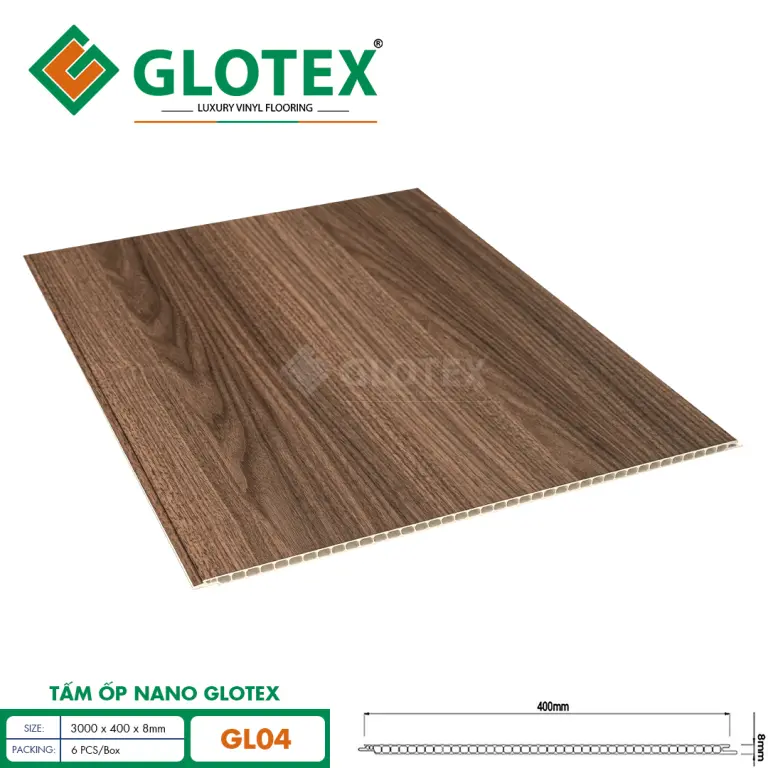 Tấm ốp nano 400 Glotex GL04