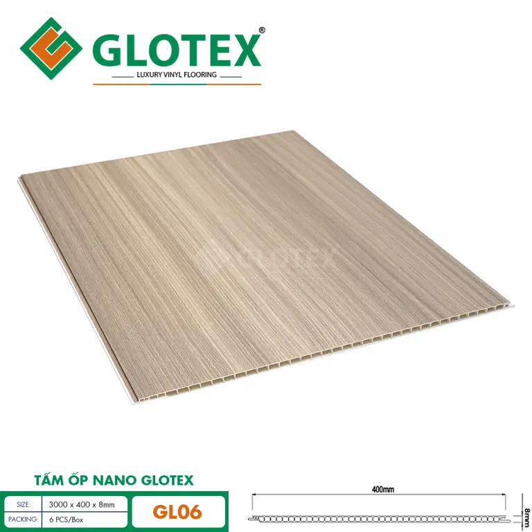 Tấm ốp nano 400 Glotex GL06