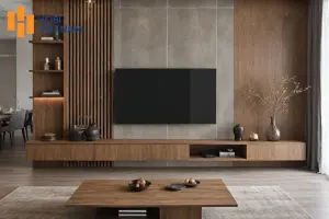 Top 10+ mẫu tấm ốp than tre phòng khách sang trọng, bền đẹp 2026