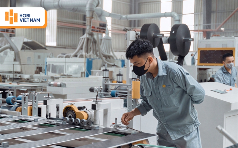 Nhà máy Hobi sản xuất theo yêu cầu kỹ thuật để cấp hàng cho các dự án