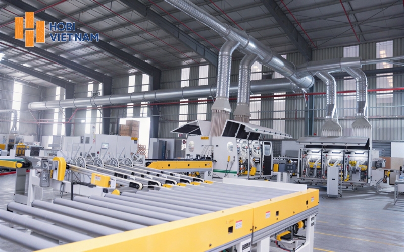 Dây chuyền phay hèm tự động Zaumi hiện đại được ứng dụng tại nhà máy Hobi Việt Nam