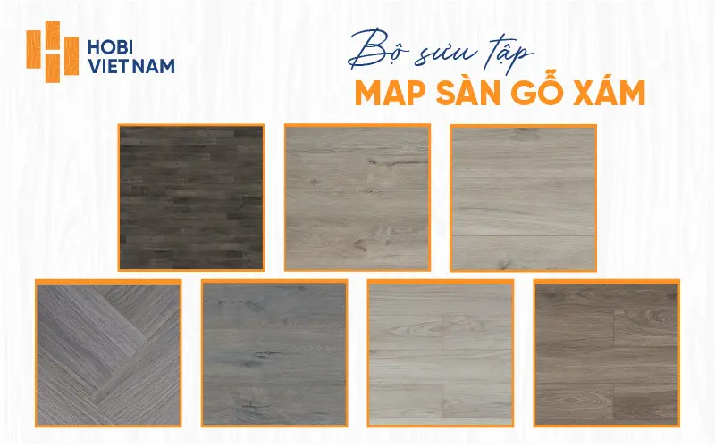 Map sàn gỗ xám