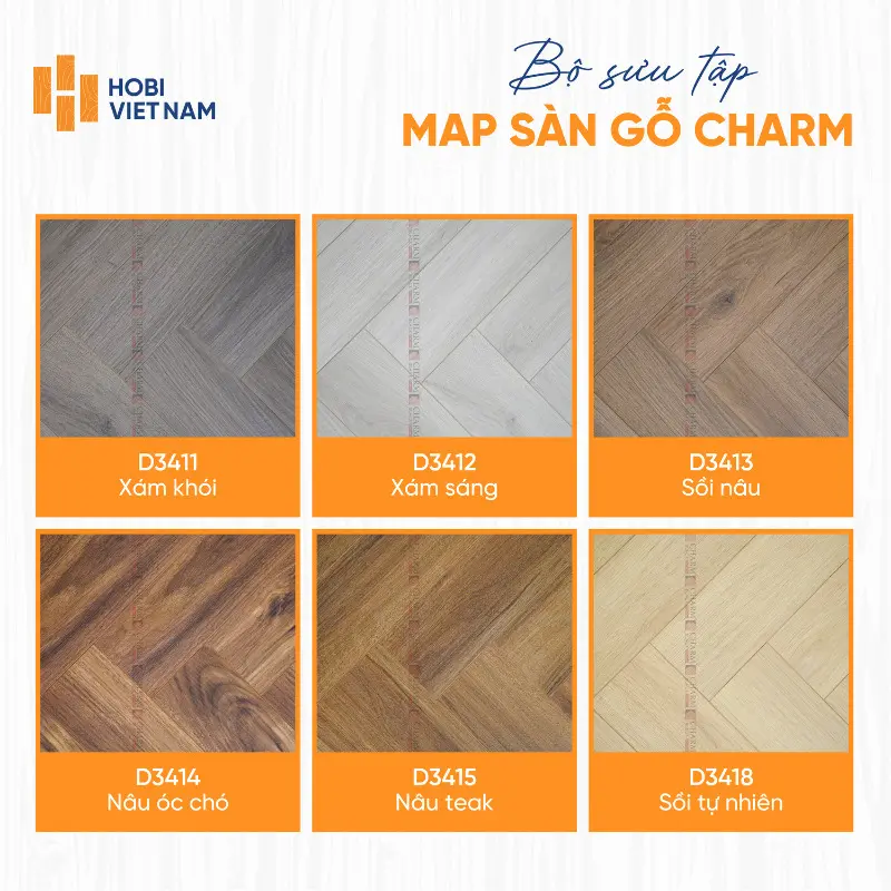 Map sàn gỗ Charm