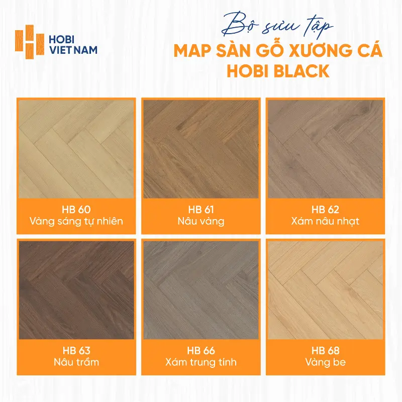 Map sàn gỗ xương cá Hobi Black