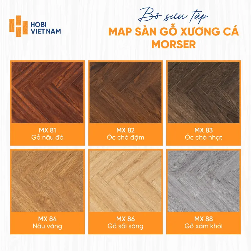 Map sàn gỗ xương cá Morser