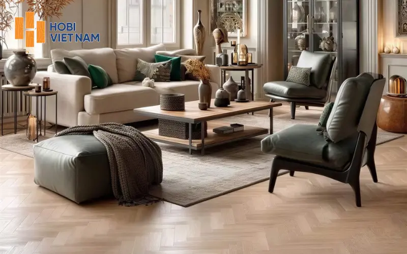 Mẫu sàn gỗ xương cá