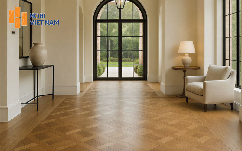Mẫu sàn gỗ hoa văn độc đáo