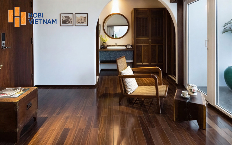 Mẫu sàn gỗ vân thẳng tự nhiên