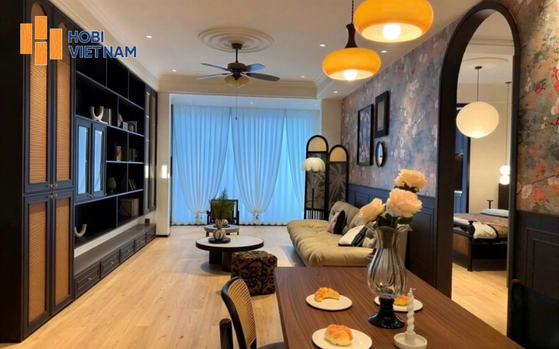 Mẫu sàn gỗ vân gỗ tự nhiên