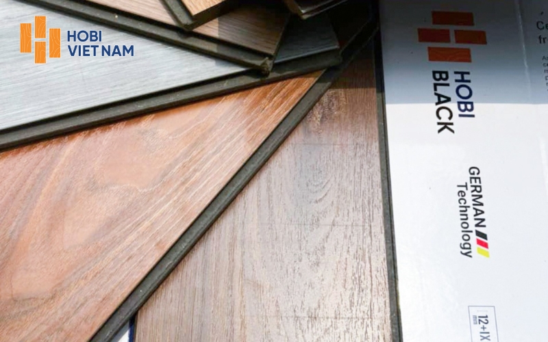 Các mẫu sàn gỗ Hobi Black cốt đen