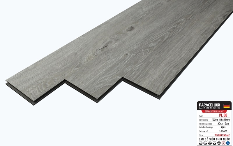 Sàn gỗ Paracel Luxury cốt đen chống cong vênh và mối mọt hiệu quả