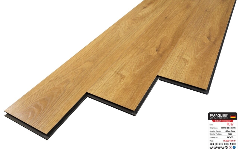 Sàn gỗ Paracel Luxury tone nâu nhạt