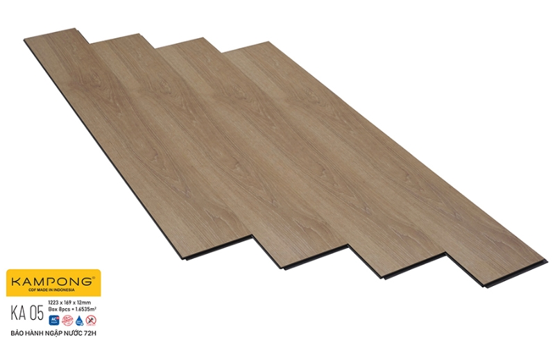 Sàn gỗ Kampong cốt đen Indonesia tỷ trọng cao bền đẹp