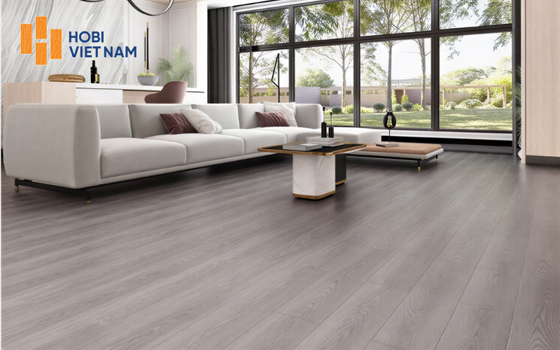 Sàn gỗ cao cấp phù hợp cho các khu vực có mật độ đi lại cao như phòng khách