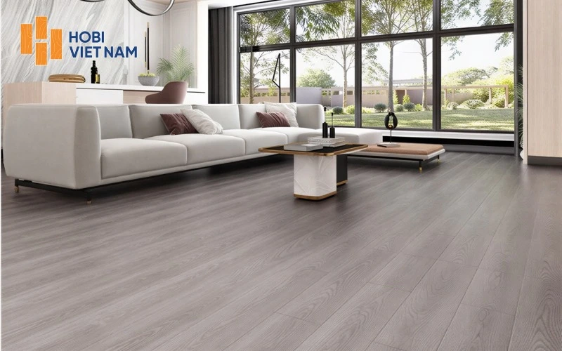 Sàn gỗ cao cấp phù hợp cho các khu vực có mật độ đi lại cao như phòng khách