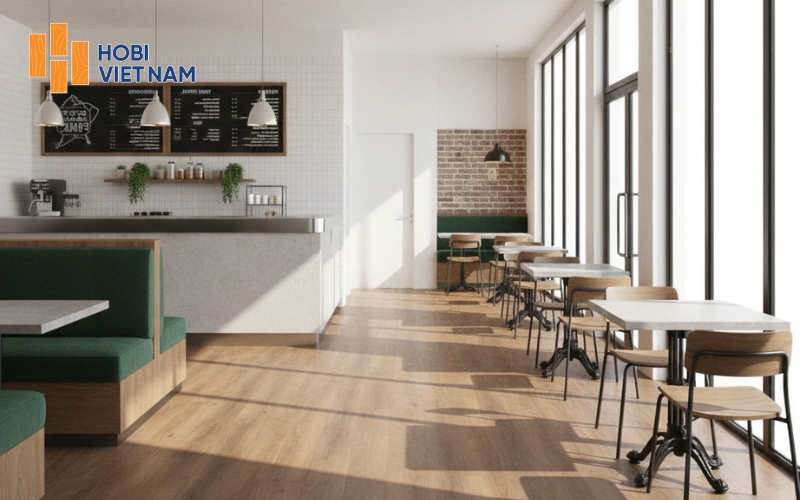 Sàn gỗ Hobi Black là dòng sàn gỗ công nghiệp siêu chịu nước cao cấp
