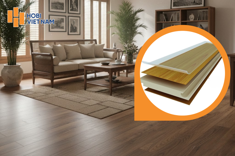 Cấu tạo sàn gỗ công nghiệp: Chi tiết 5 lớp và vai trò cụ thể
