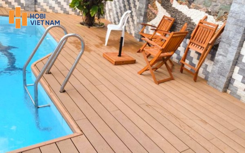 Sàn gỗ ngoài trời chống nước tốt, bền bỉ trong mọi điều kiện thời tiết