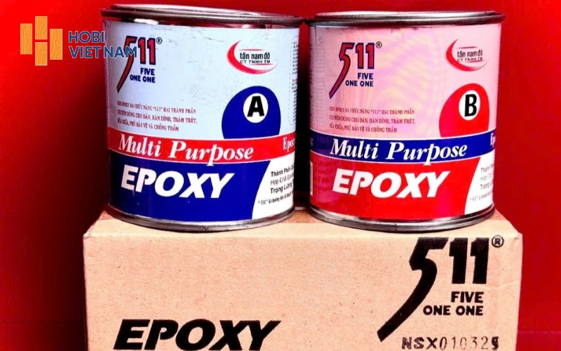Keo dán sàn gỗ Epoxy