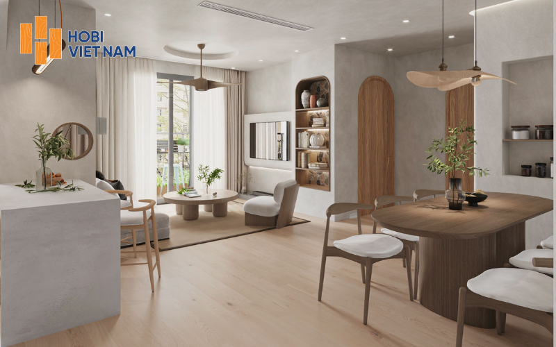 Sàn gỗ theo phong cách Bắc Âu