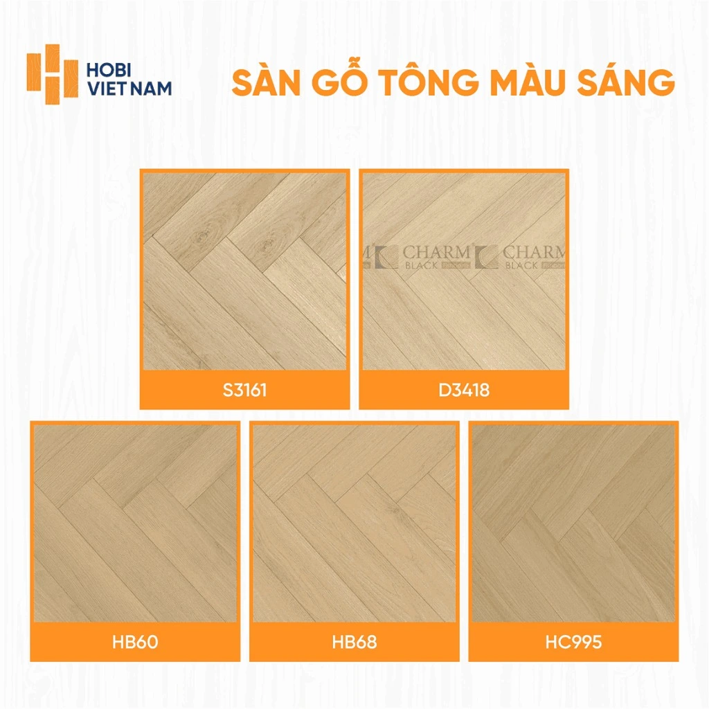 Sàn gỗ tông màu sáng