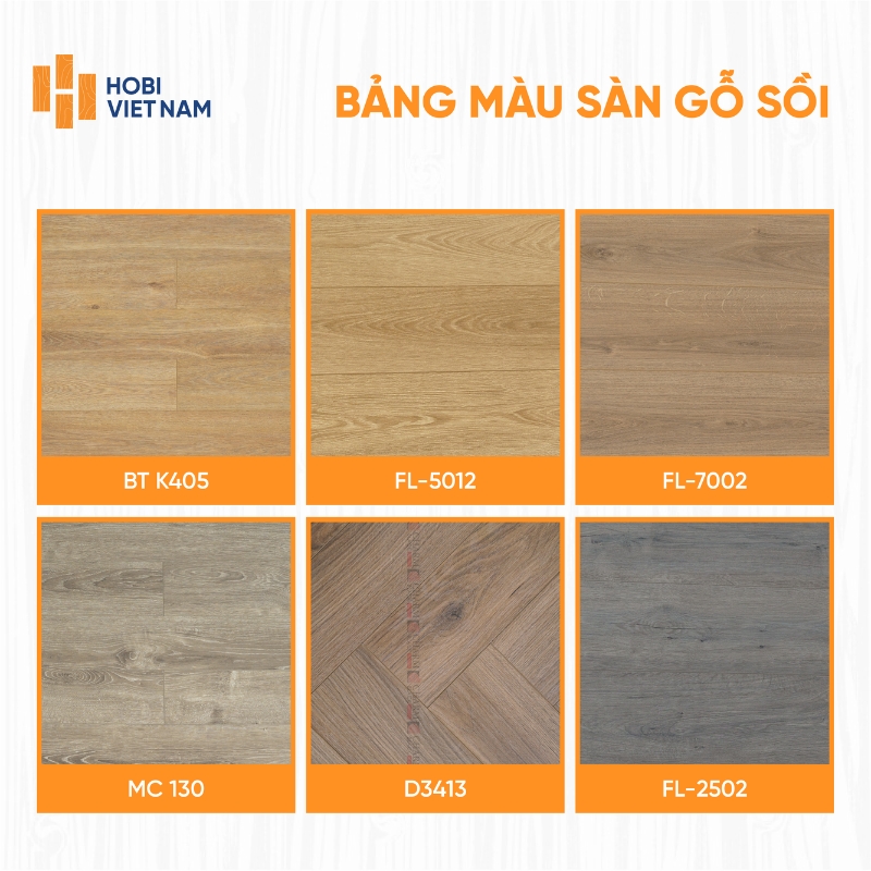 Màu sàn gỗ sồi