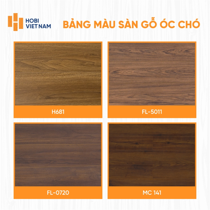 Màu sàn gỗ óc chó