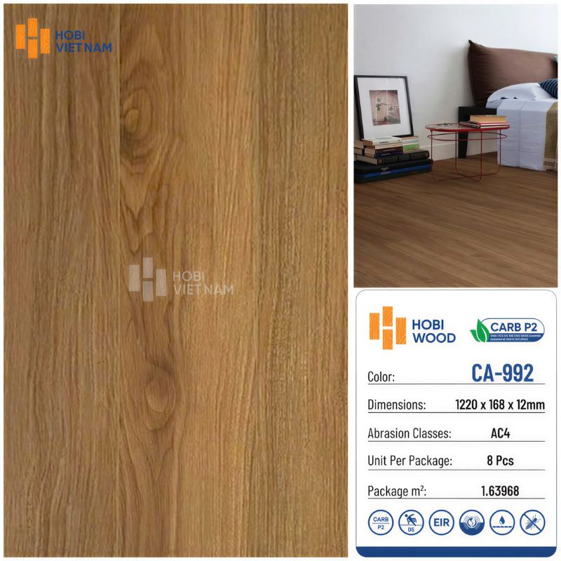 Sàn gỗ Hobi Carb mã CA-992