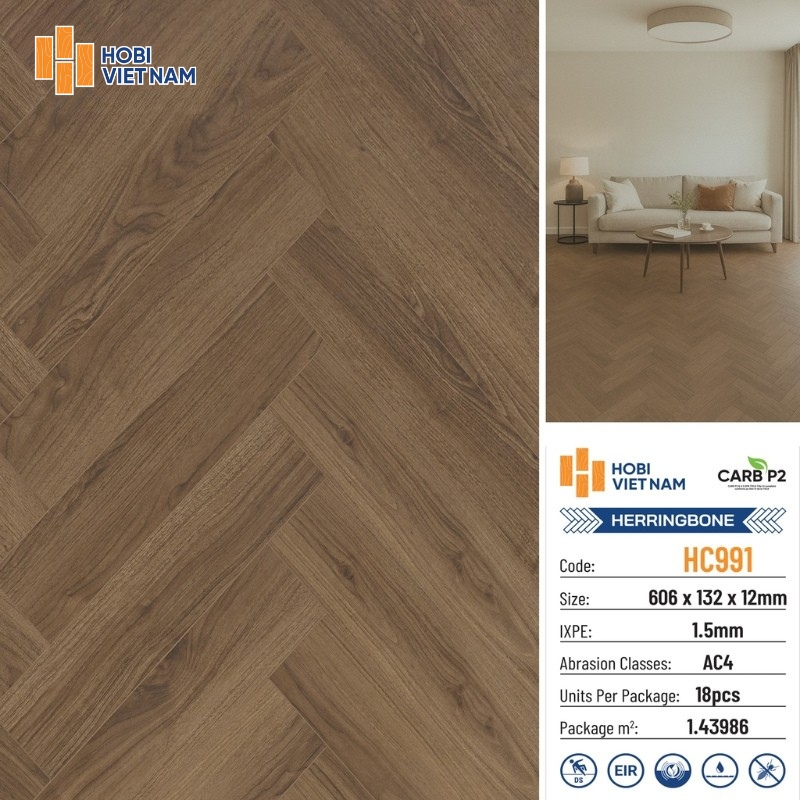 Sàn gỗ Hobi Carb