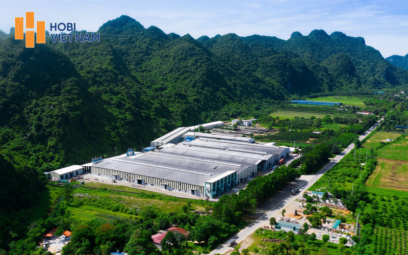 Nhà máy Hobi 20 ha, dây chuyền Đức - Ý, sản xuất mọi quy mô dự án