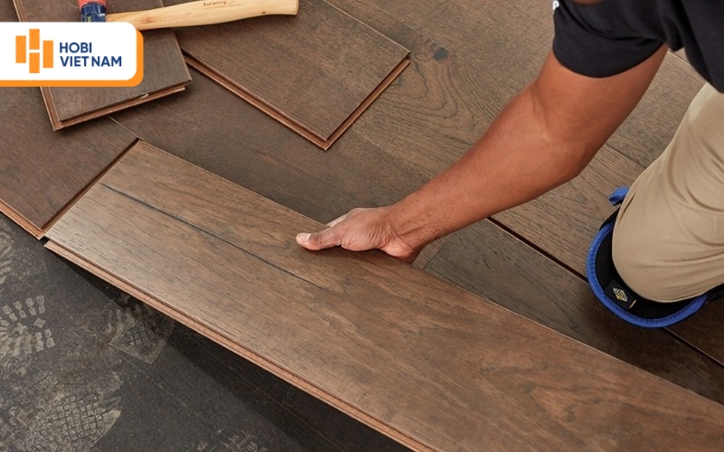 Quá trình thi công sàn gỗ Liberty cần tuân thủ nghiêm ngặt các bước