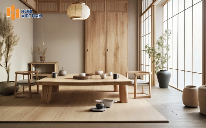 Sàn gỗ phong cách Wabi Sabi tôn vinh vẻ đẹp mộc mạc và tự nhiên