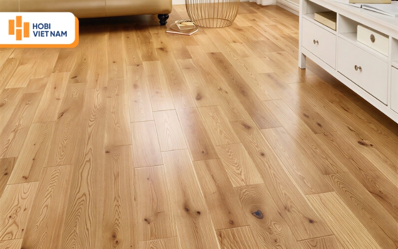 Kiểu lát sàn gỗ song song tạo cảm giác gọn gàng và thoáng đãng