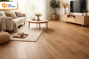 15+ mẫu sàn gỗ phòng khách đẹp, hiện đại, sang trọng nhất 2026